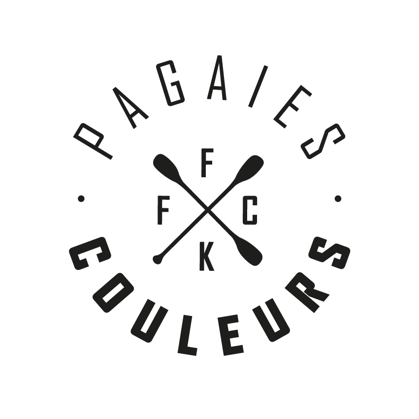 FFCK Logo Pagaies Couleurs3 Noir