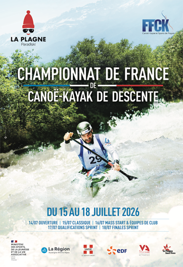Affiche chpt de France Descente 2026